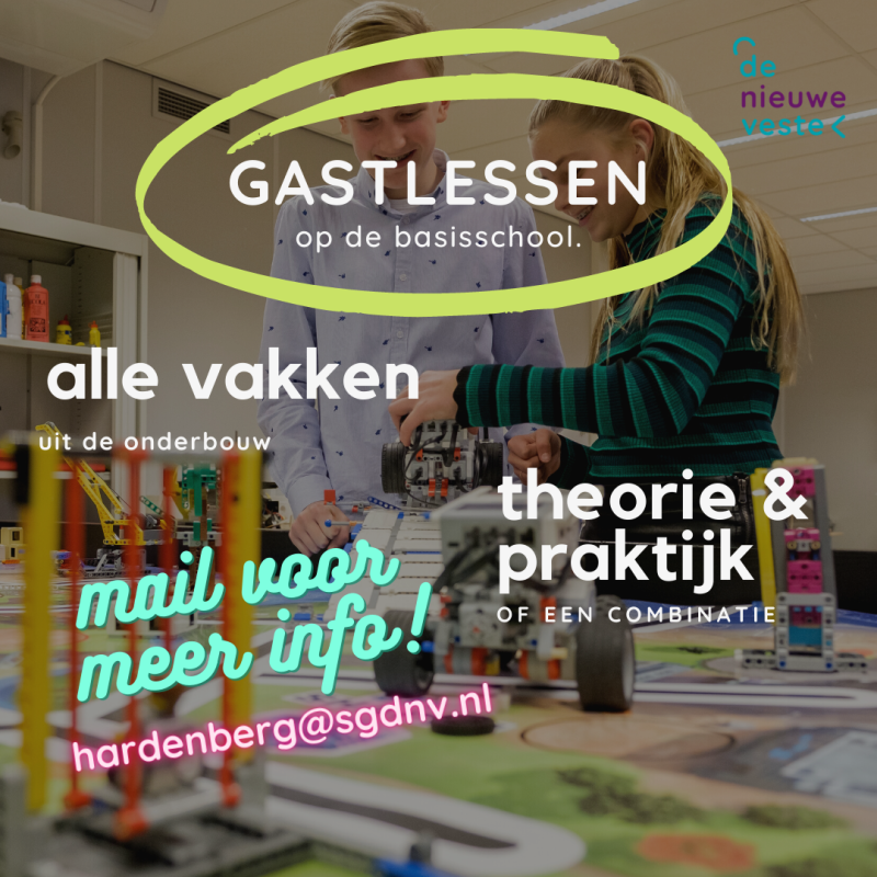Gastlessen op de basisschool