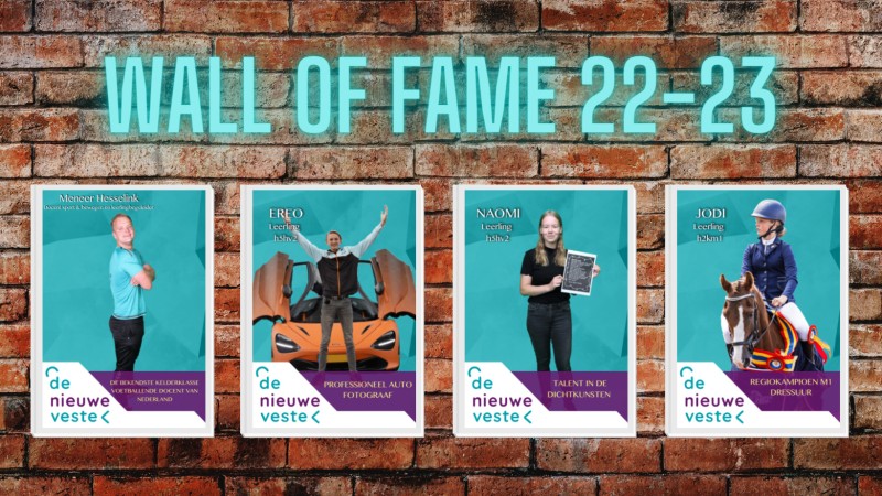 Wall of fame 22-23